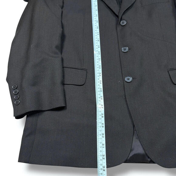 Jack Victor Suit Mens 43R Beige 100% Wool Pants 38x28 Lanza CT 2 Pieces Vintage - Picture 9 of 15